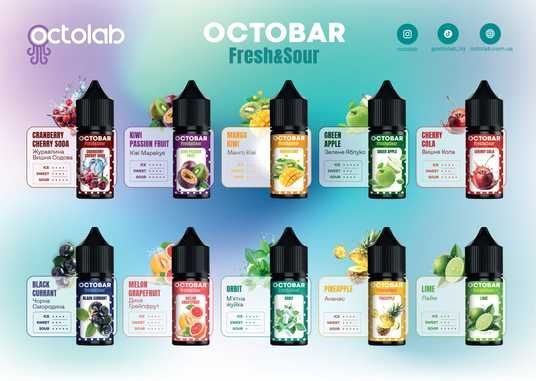Набір для самозамісу рідини Octobar Fresh & Sour 10 мл купити