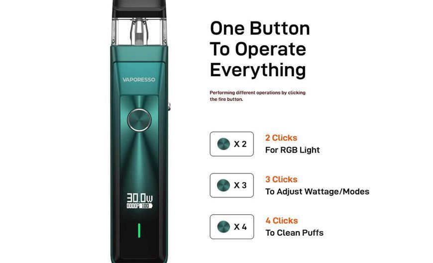 POD Система Vaporesso Xros PRO Pod KIT 1200 mAh + 2 картриджа Blue 91045359 фото