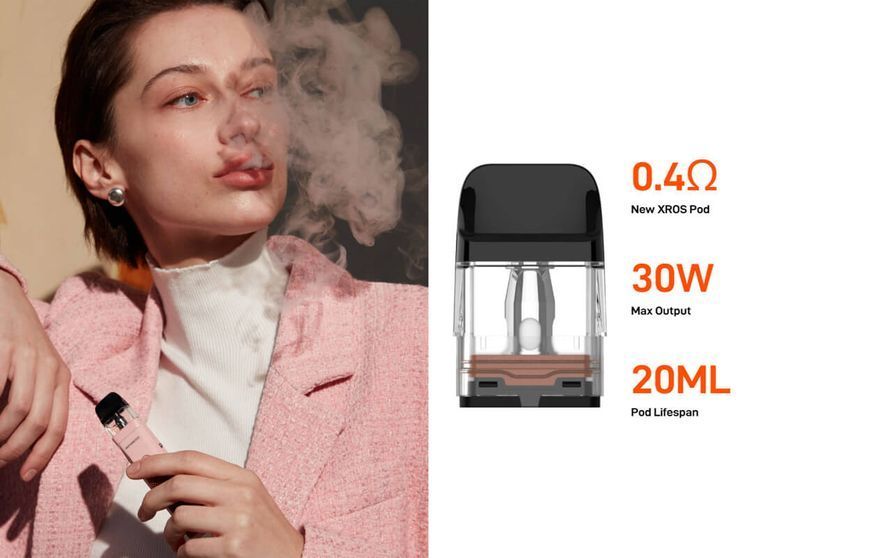 POD Система Vaporesso Xros PRO Pod KIT 1200 mAh Pink 837249603 фото