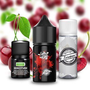 Набір для самозамісу рідини hype salt 30 мл Cherry 67308325 фото